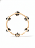Musical Toys Hand Held Wooden Tambourine