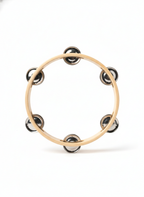 Musical Toys Hand Held Wooden Tambourine