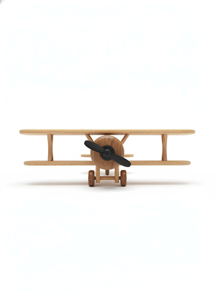 Toy Vehicles Wooden Airplane Model Toy