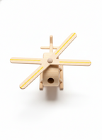 Toy Vehicles Minimalist Wooden Helicopter