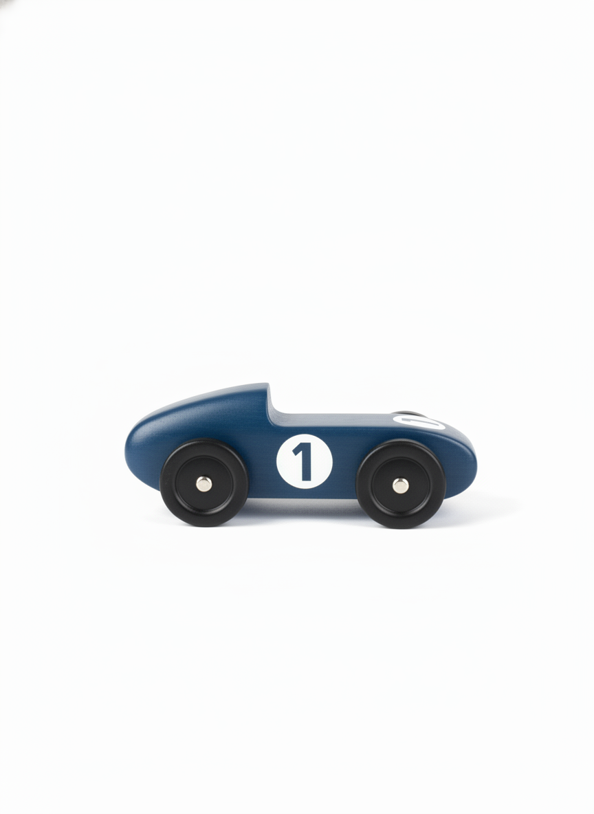 Toy Vehicles Wooden Race Car Trio