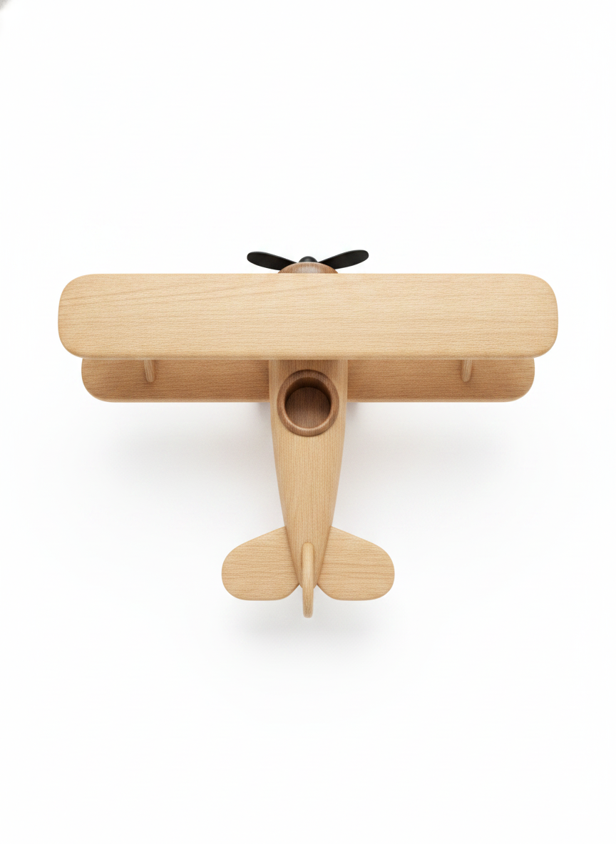 Toy Vehicles Wooden Airplane Model Toy