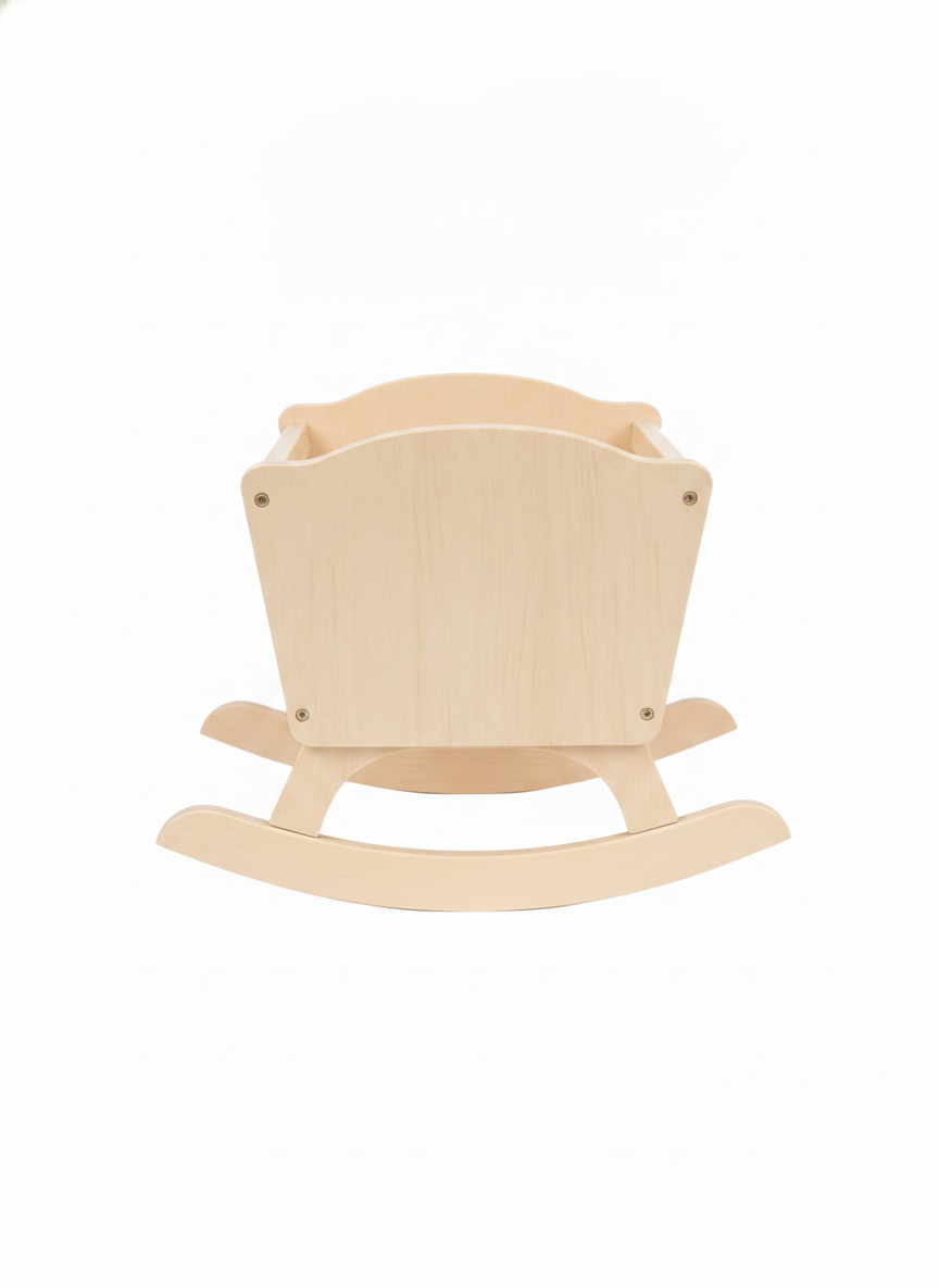 Dolls and Doll Accessories Miniature Wooden Cradle