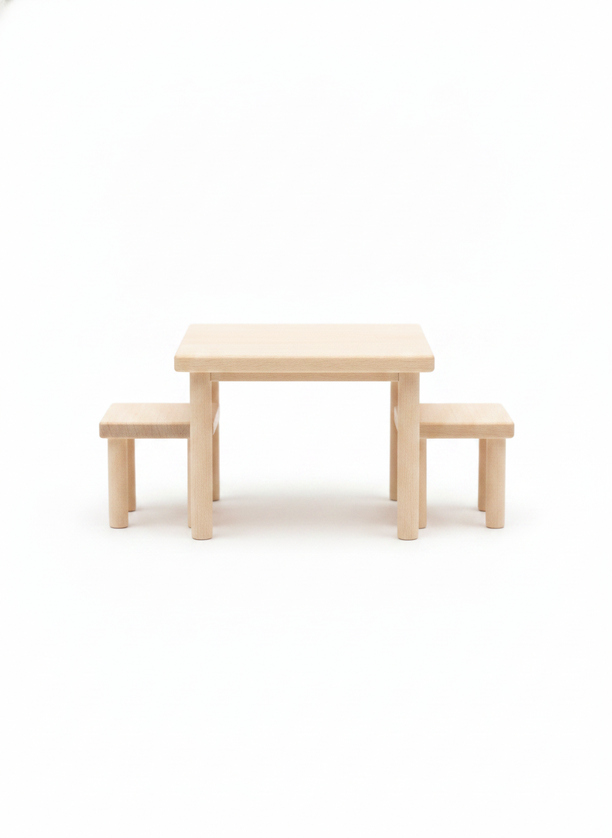 Dolls and Doll Accessories Dollhouse Miniature Table Set