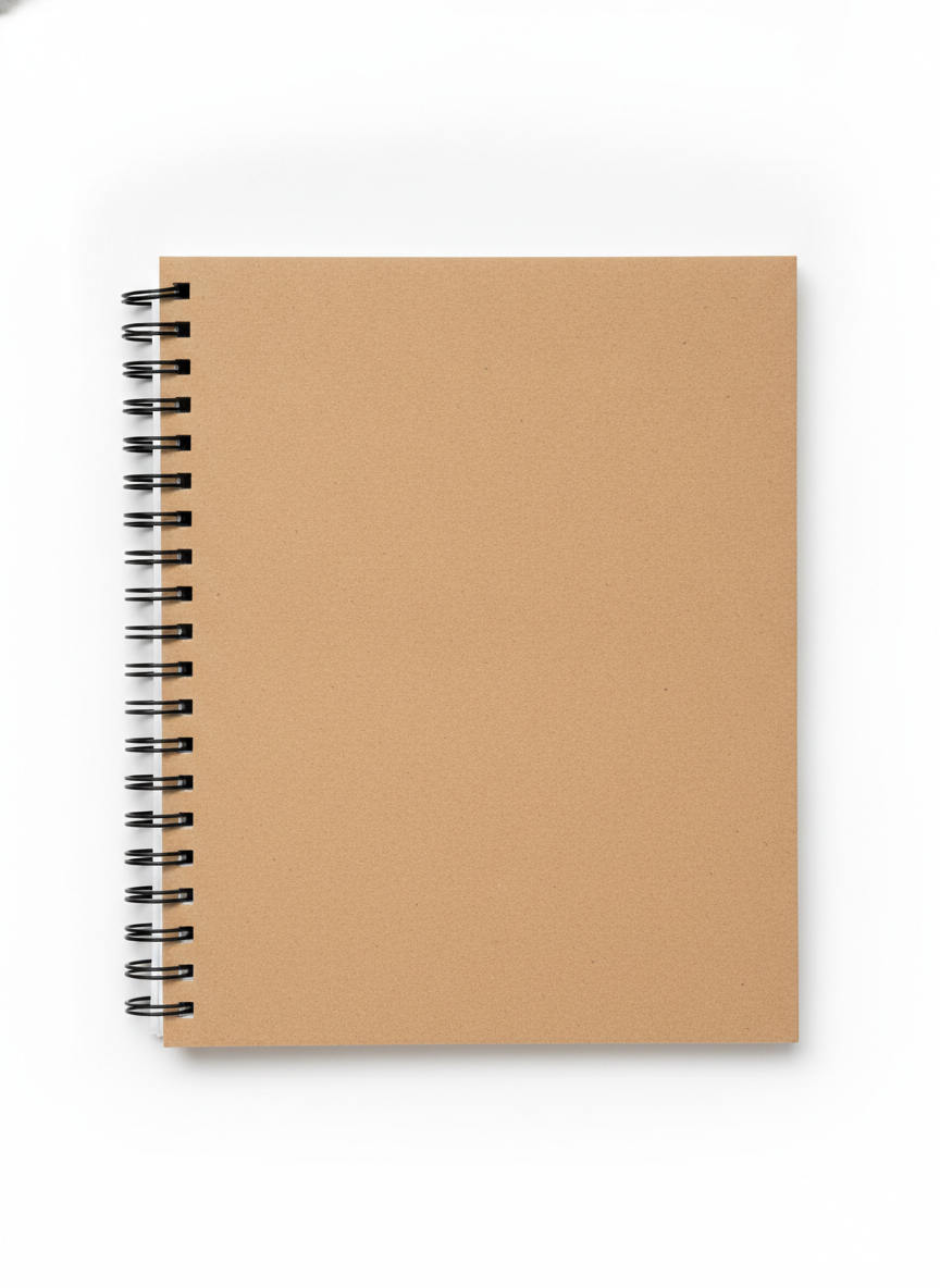 Arts and Drawing Supplies Hardcover Kraft Sketchbook