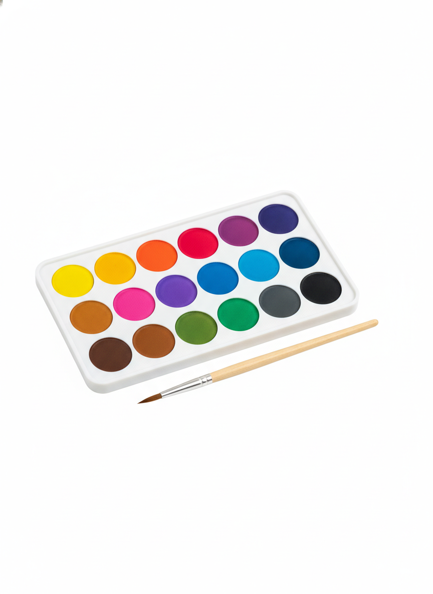 Arts and Drawing Supplies Watercolor Pigment Palette Kit